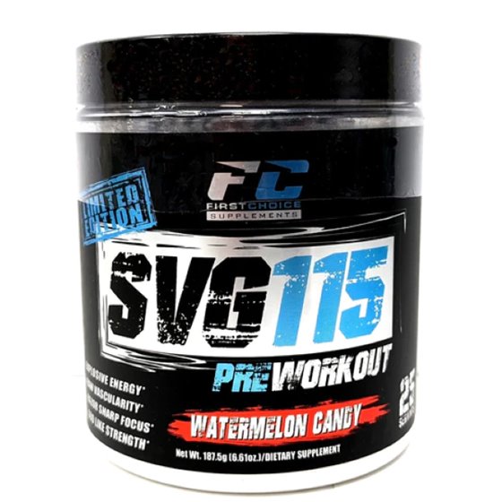 FIRSTCHOICE SUPPLEMENTS – SVG115 PRE WORKOUT 187 G FIRSTCHOICE SUPPLEMENTS